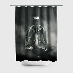 Шторка для душа TFK Exhale, цвет: 3D-принт
