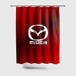 Шторка для ванной Mazda: Red Carbon