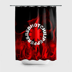 Шторка для ванной RHCP: Red Flame