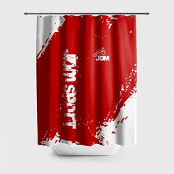 Шторка для ванной Eat Sleep JDM: Red Style