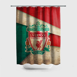 Шторка для душа FC Liverpool: Old Style, цвет: 3D-принт