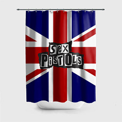 Шторка для душа Sex Pistols UK, цвет: 3D-принт
