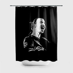 Шторка для душа Zlatan Ibrahimovic, цвет: 3D-принт