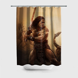 Шторка для ванной Конан-варвар