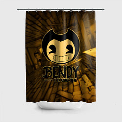 Шторка для ванной Black Bendy