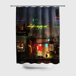 Шторка для ванной Cyberpunk 2077: Night City