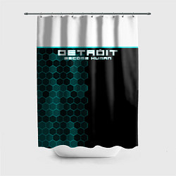 Шторка для ванной Detroit: Cyber Hexagons