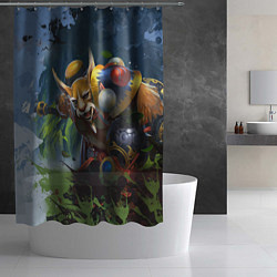 Шторка для душа Brewmaster Battle, цвет: 3D-принт — фото 2