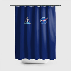Шторка для душа NASA: Special Form, цвет: 3D-принт