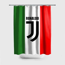 Шторка для душа Ronaldo Juve Italy, цвет: 3D-принт