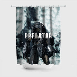 Шторка для душа Winter Predator, цвет: 3D-принт