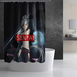 Шторка для душа Senpai Goddess, цвет: 3D-принт — фото 2