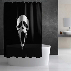 Шторка для душа Крик, цвет: 3D-принт — фото 2