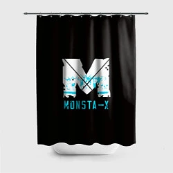 Шторка для душа MONSTA X, цвет: 3D-принт