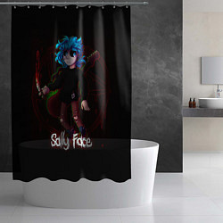 Шторка для душа Sally Face: Fly, цвет: 3D-принт — фото 2