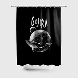 Шторка для ванной Gojira: Space