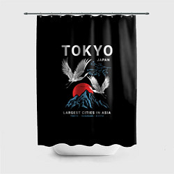 Шторка для душа Tokyo, цвет: 3D-принт