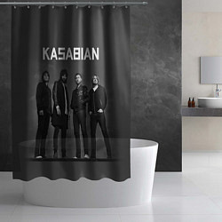 Шторка для душа Kasabian: Boys Band, цвет: 3D-принт — фото 2