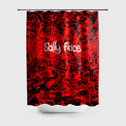 Шторка для душа Sally Face: Red Bloody, цвет: 3D-принт