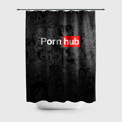 Шторка для душа PORNHUB AHEGAO, цвет: 3D-принт