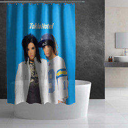 Шторка для душа Tokio Hotel poster, цвет: 3D-принт — фото 2