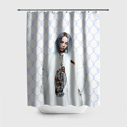 Шторка для ванной BILLIE EILISH: White Fashion