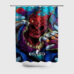 Шторка для ванной CS GO monster