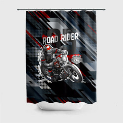 Шторка для ванной Road rider мотоциклист