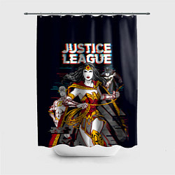 Шторка для ванной Justice League