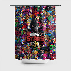 Шторка для ванной BRAWL STARS CROW