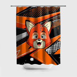 Шторка для ванной Рыжая лисичка