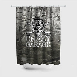 Шторка для душа Crazy garage, цвет: 3D-принт