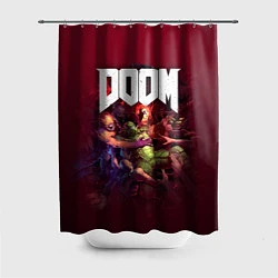 Шторка для душа Doom, цвет: 3D-принт