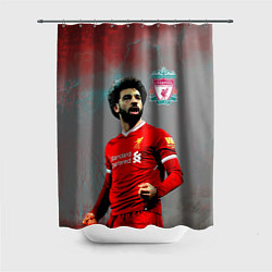 Шторка для душа Mohamed Salah, цвет: 3D-принт