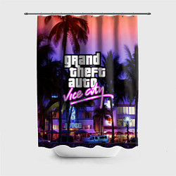 Шторка для душа Grand Theft Auto Vice City, цвет: 3D-принт