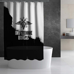 Шторка для душа Внутренние Войска, цвет: 3D-принт — фото 2