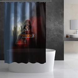 Шторка для душа The Division 2, цвет: 3D-принт — фото 2