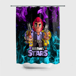Шторка для душа BRAWL STARS COLT, цвет: 3D-принт