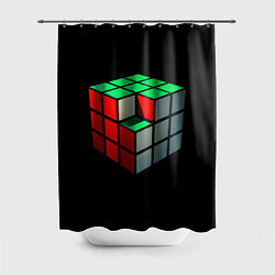 Шторка для ванной Кубик Рубика