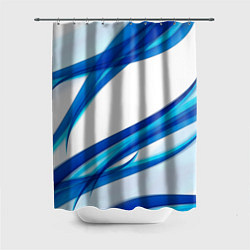 Шторка для ванной STRIPES BLUE