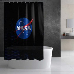 Шторка для душа NASA НАСА, цвет: 3D-принт — фото 2