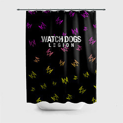 Шторка для душа WATCH DOGS LEGION ВОТЧ ДОГС, цвет: 3D-принт