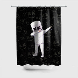 Шторка для душа MARSHMELLO, цвет: 3D-принт