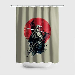 Шторка для душа Samurai man, цвет: 3D-принт