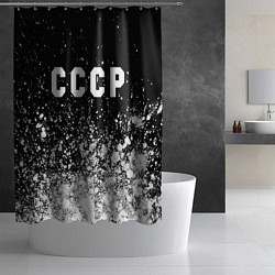 Шторка для душа СССР USSR, цвет: 3D-принт — фото 2