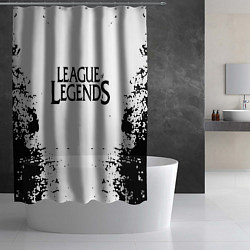 Шторка для душа League of legends, цвет: 3D-принт — фото 2