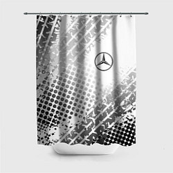 Шторка для душа Mercedes-Benz, цвет: 3D-принт