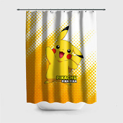 Шторка для ванной Pikachu Pika Pika