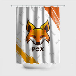 Шторка для душа FOX, цвет: 3D-принт
