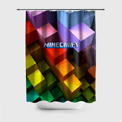 Шторка для душа Minecraft - pattern, цвет: 3D-принт